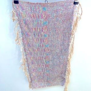 NEW Handmade Multicolor Metallic Thread Woven Small Tapestry